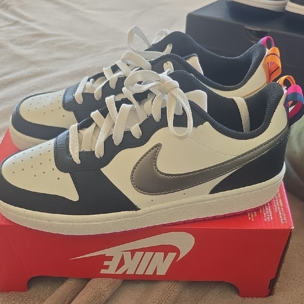 Nike Black and White Low-Top Sneakers